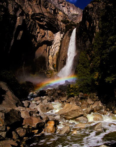 Lower Yosemite Falls Rainbow
