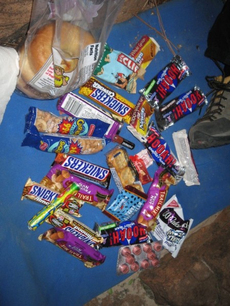 Our food rations for 48 hours