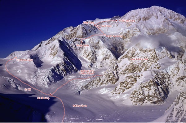 An overview of the mountain.