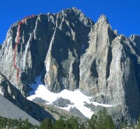 Temple Crag - Venusian Blind 5.7 - High Sierra, California USA. Click to Enlarge