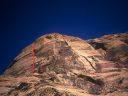 Eagle Wall - Eagle Dance 5.10c A0 - Red Rocks, Nevada USA. Click for details.