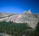 East Cottage Dome - Rover Take Over 5.10d R - Tuolumne Meadows, California USA. Click for details.