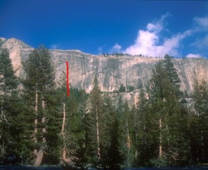 Medlicott Dome, Left - Excellent, Smithers 5.10a - Tuolumne Meadows, California USA. Click to Enlarge