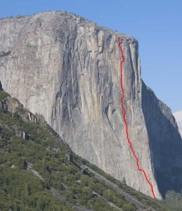 El Capitan - Sunkist A3 5.8 - Yosemite Valley, California USA. Click to Enlarge