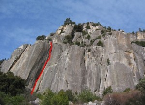 Arch Rock - Entrance Exam 5.9 - Yosemite Valley, California USA. Click to Enlarge