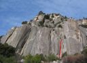 Arch Rock - Leanie Meanie 5.11b - Yosemite Valley, California USA. Click for details.