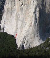 El Capitan - Short but Thin 5.11b - Yosemite Valley, California USA. Click to Enlarge