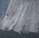 Glacier Point Apron - Harry Daley 5.8 - Yosemite Valley, California USA. Click for details.
