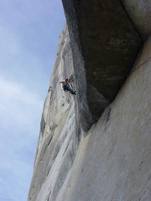 Chris McNamara on Horse Chute, El Capitan using the Yates Big Wall Lad...