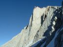 Merriam Peak - North Buttress 5.10b/c - High Sierra, California USA. Click for details.