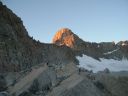 Mt. Sill - Swiss Arete 5.7 - High Sierra, California USA. Click for details.