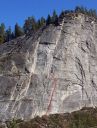 Lover's Leap, East Wall - Preperation H 5.8 - Lake Tahoe, California, USA. Click for details.
