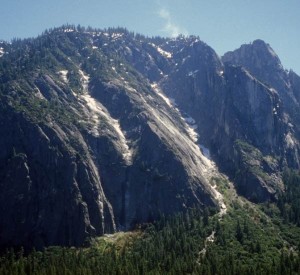 Pohono Pinnacle - North Face 5.6 - Yosemite Valley, California USA. Click to Enlarge