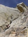 Tahquitz - Open Book 5.9 - Idyllwild, California USA. Click for details.