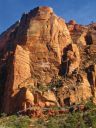 Red Arch Mountain - Bits and Pieces IV 5.11 - Zion National Park, Utah, USA. Click for details.