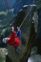 Lost Arrow Spire - Lost Arrow Spire Tip 5.12b or 5.7 C2 - Yosemite Valley, California USA. Click for details.