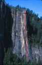 The Rostrum - North Face 5.11c - Yosemite Valley, California USA. Click for details.