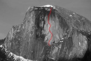 Half Dome - Zenith A4 5.8 - Yosemite Valley, California USA. Click to Enlarge