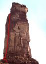 Castleton Tower - North Chimney 5.9 - Desert Towers, Utah, USA. Click for details.