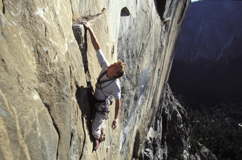 Leo Houlding on his free climbing project near climbg Bad to the Bone ...