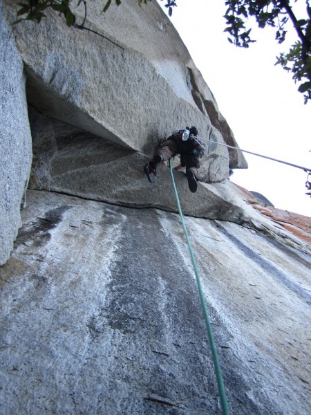 Leading the fifth pitch