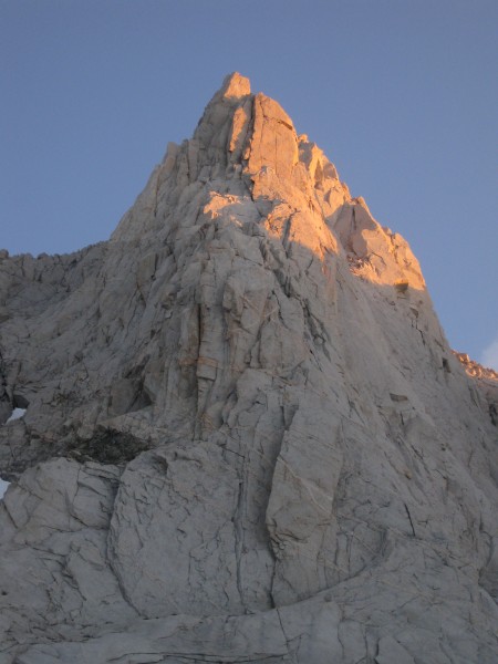 Bear Creek Spire at sunset