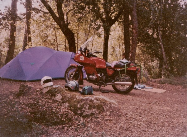 the campsite in Zonza
