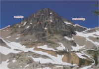 Black Peak - Northeast Ridge II 5.3 - Washington Pass, Washington, USA. Click to Enlarge