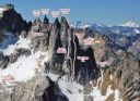 Chablis Spire - East Face II 5.6R - Washington Pass, Washington, USA. Click for details.