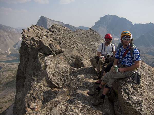 MIke and Cory, summit of Haystack