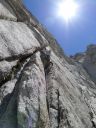 Temple to Thunderbolt Traverse (5.9 V?, C2C) | Finding solace in plan B - Click for details