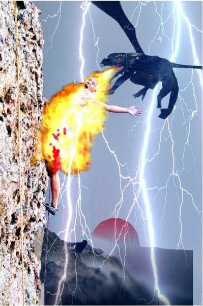 Fire-breathing dragons and bad weather at Hueco Wall - who knew?