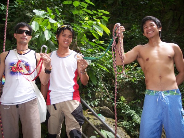 from left to right Brian, Raymund, and Nono. Each were given a 2 foot ...