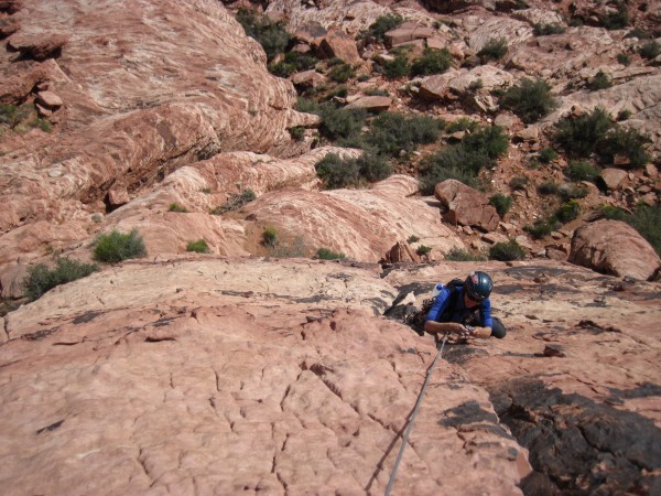 Like our other routes, the rock seemed pretty solid for both climbing ...