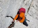 Mt Russell, Mithral Dihedral (III, 5.10, 7P) Car-to-Car via a Unique Approach (Photo TR) - Click for details