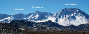 Mt. Humphreys - East Arete 5.5 - High Sierra, California USA. Click to Enlarge