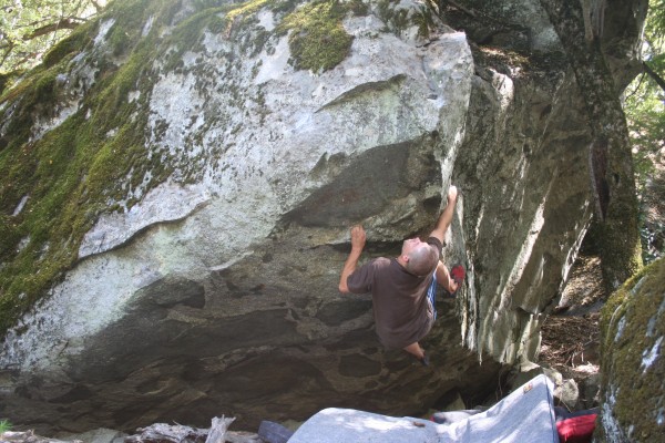 Chris Summit does "Awesome Pawsome" V4fa! 
Photo: Holly Anne Grinnell...