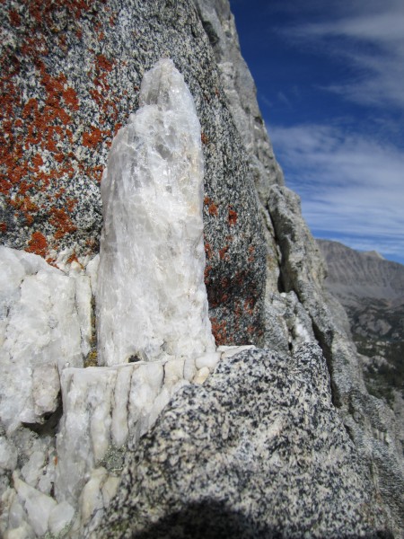 10 crystal near the anatomical middle of the 1st Dark Star Buttress. ...