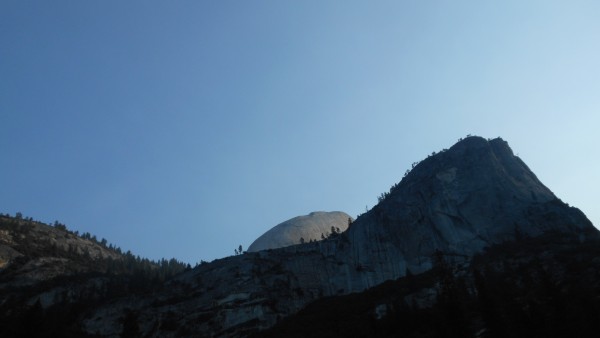 Half Dome catching the early sun.
