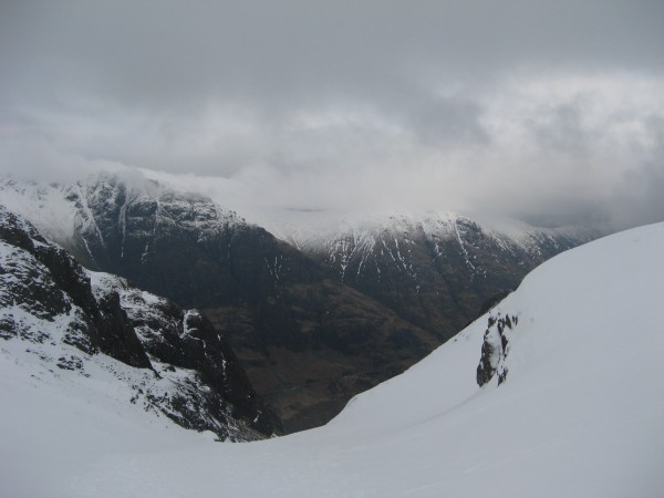 View from the approach to Stob Coire nan Lochan. 