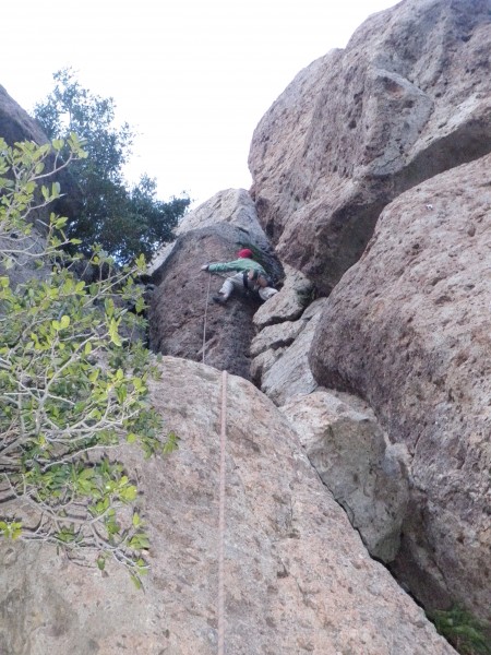 Eric does second lead ascent of Cereal Killer &#40;5.9&#41;!