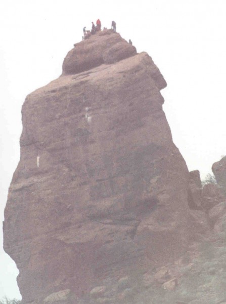 Climbing Praying Monk Arizona
