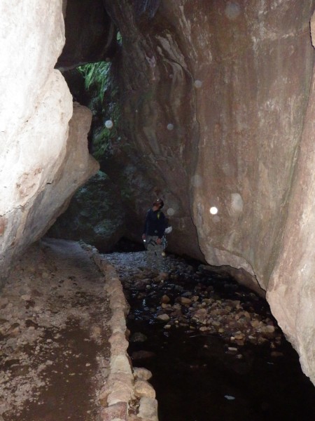 Bear Gulch cave, Pinns NP, I sugguest a name change to Indiana Jones C...