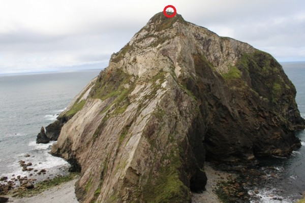Donegal rock Climbing. Gull Island