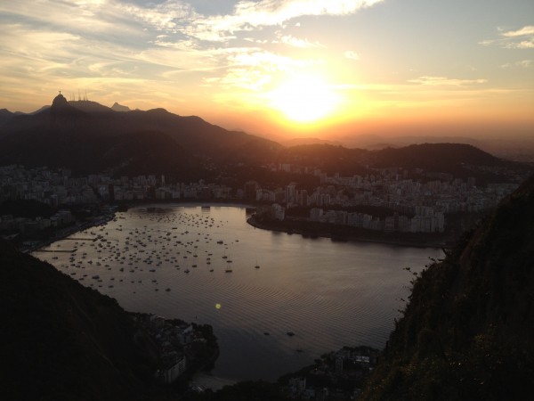 Awesome view from the Pao, with Cristo in the distance!