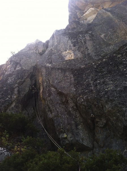 Last pitch to the summit.  Awesome, wild, cavernous, strenuous, and wa...
