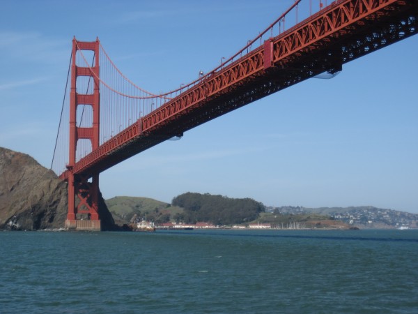 Spring break cruise under the Golden Gate Bridge &#40;3/24/14&#41;.