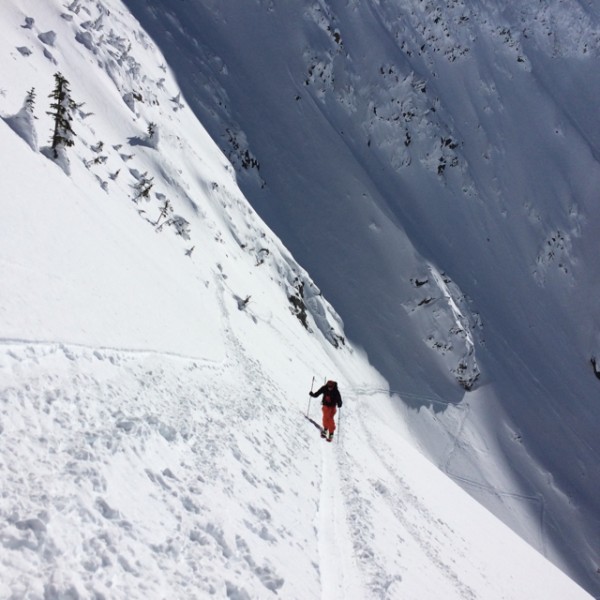 2.0 ascending the bowl next to nrc on the way towards avalanche peak