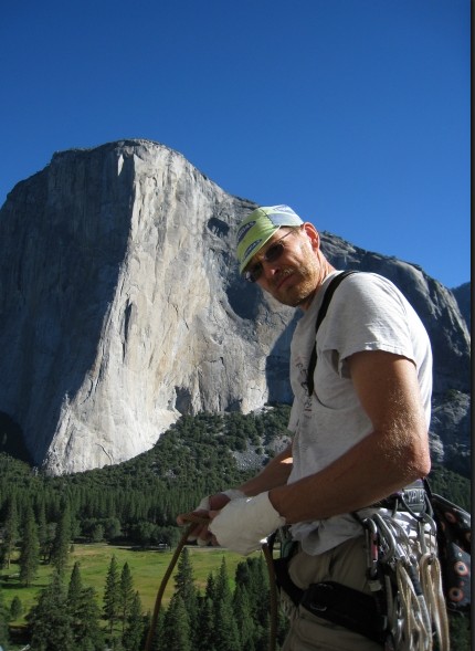 Mr. Mud with El Cap in the back, in 2008.