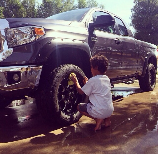 Yeah.  I make my kids polish my new rims.  On week days only though.